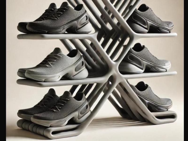 Bionic shoe rack