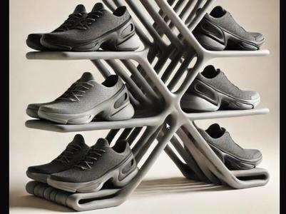 Bionic shoe rack