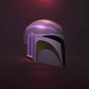 Mandalorian Helmet – Simple Female/Night Owl Grunt Helmet