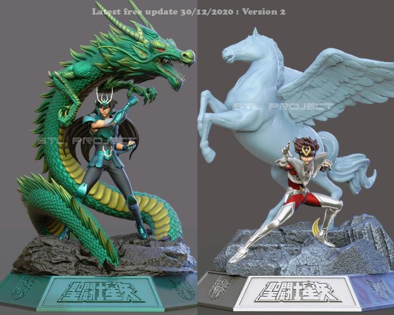 Saint Seiya 3D Model Collection