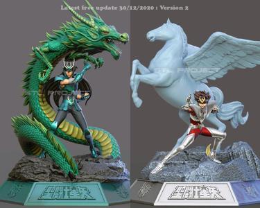 Saint Seiya 3D Model Collection