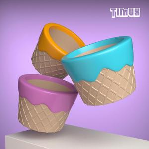 ICE CREAM POT – PENHOLDER