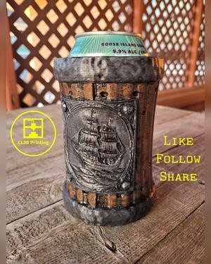 The Seafarer – Riveted Can Koozie