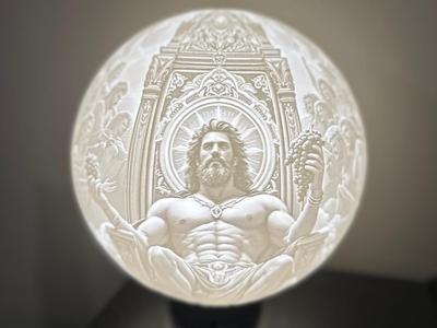 Dionysus Throne Lamp for LED Lamp 001 Kit