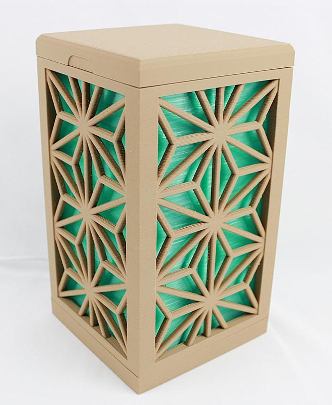 Art Deco Hexagram Lamp