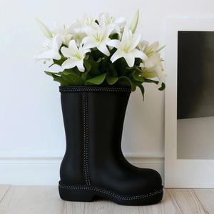 Boot Vase – 3D Printed Rain Boot Flower Vase for Unique Home Decor