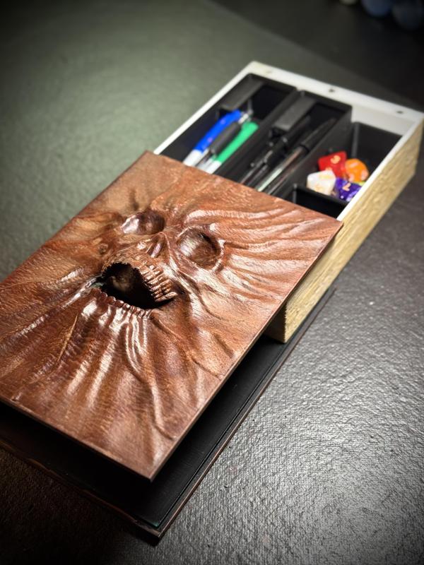 Skull Book Box