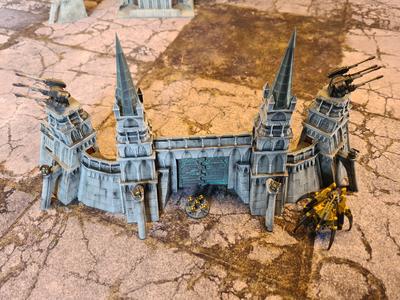Fortress Walls Epic Scale 8mm SLA