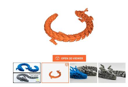 Articulated Dragon_support and brim