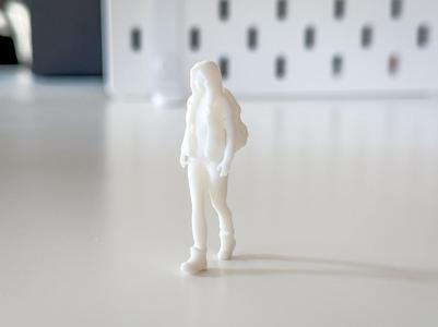 Miniature Girl/Student/Tourist II for your Diorama