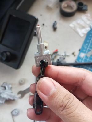 Technic Axle Connector 2 x 3 with Ball Socket for 3d printing