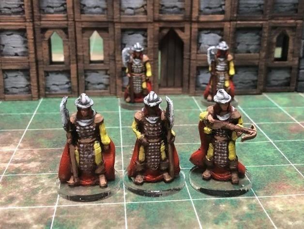 Townsfolke: Town Guard variants (28mm/Heroic scale)