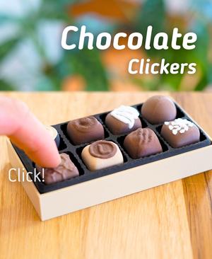 Chocolate Clickers – Ludo Toy – Box of Chocolates fidget