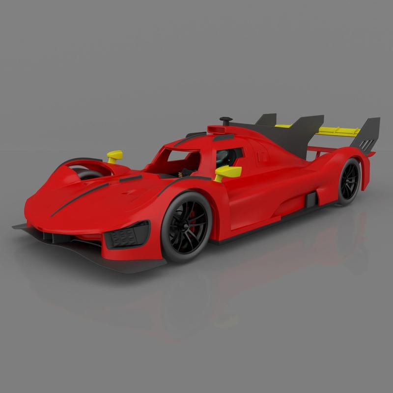 Ferrari 499P Le Mans Hypercar 2023 Ready to Print STL Files