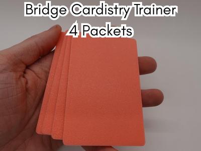 Bridge Size Cardistry Trainer (4 Packets)
