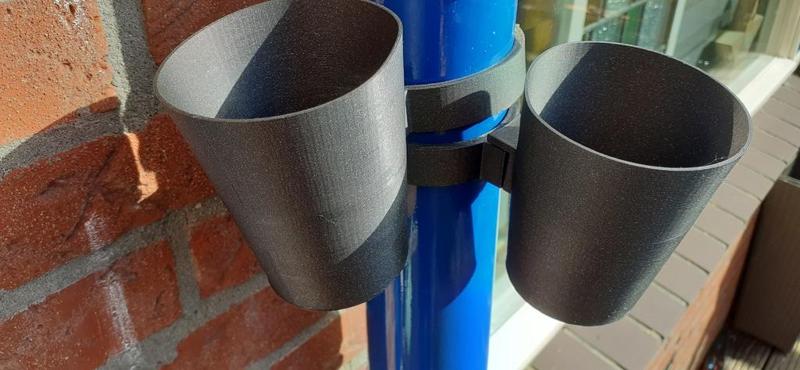 drainpipe flower pot