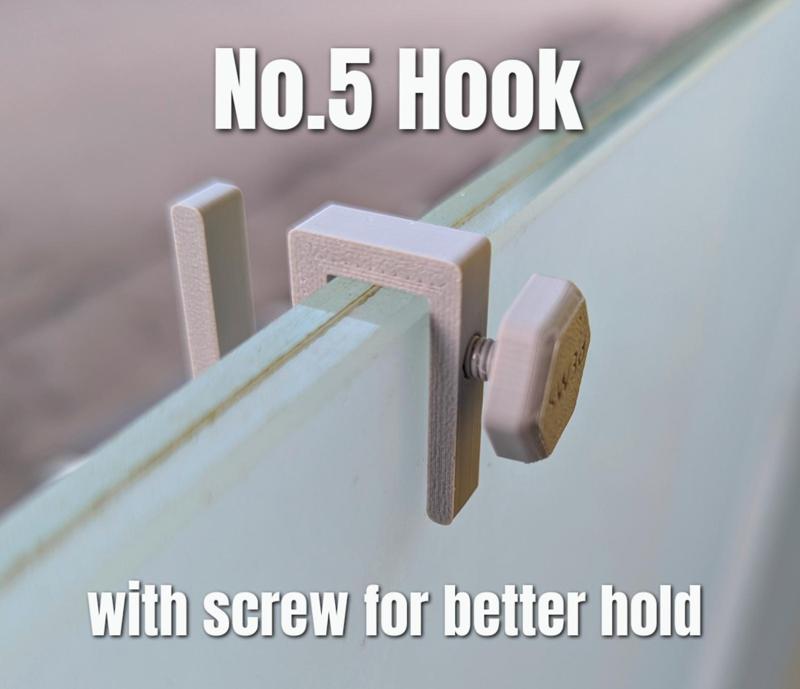 Hook/Haken with Screw 11mm/6mm