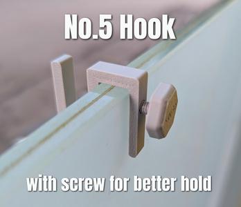 Hook/Haken with Screw 11mm/6mm