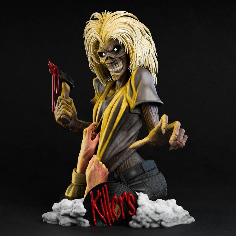 Eddie Iron Maiden 3D print fan-art statue 3D print model