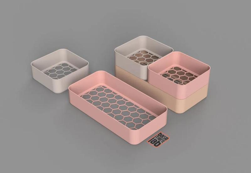 Stackable Drying Box 110x110x40mm 110x220x40mm Honeycomb Style