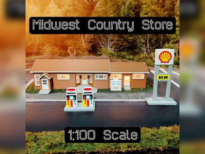 Midwest Country Store – 1:100 Scale
