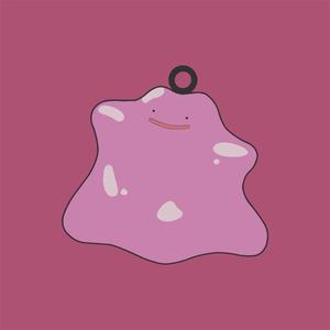 Ditto – Pokemon Keychain or Ornament – Multicolor .3mf File