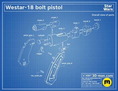 Westar-18 Bolt Pistol
