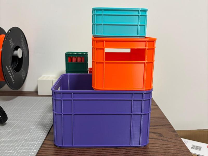 Multi-size Stackable Reinforced Storage Boxes