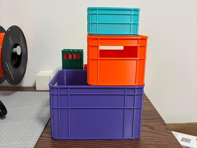 Multi-size Stackable Reinforced Storage Boxes