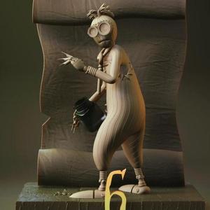 6 Stitchpunk STL files for 3D Printing | Assembly Model