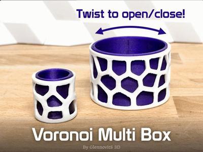 Voronoi Multi Box (twist to open bowl)