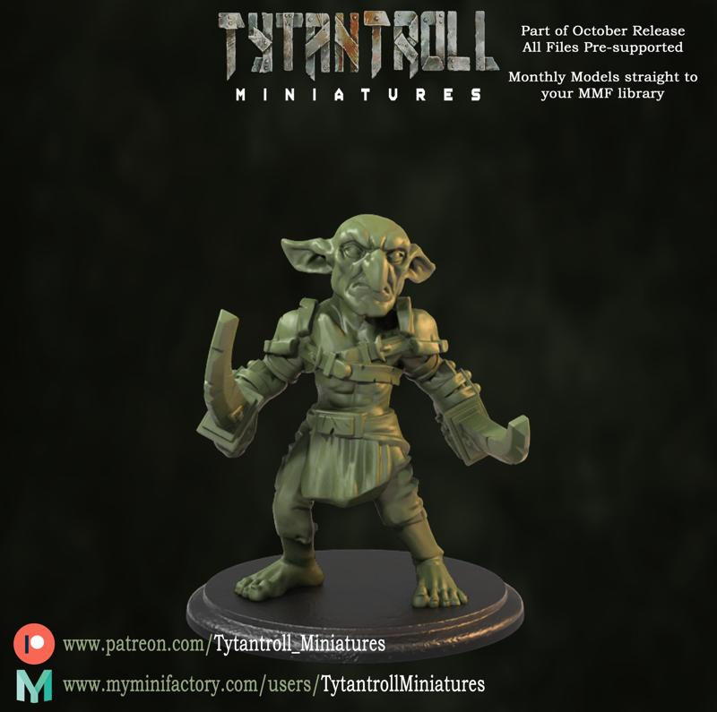 Goblin Soldier Two Swords Presupported
