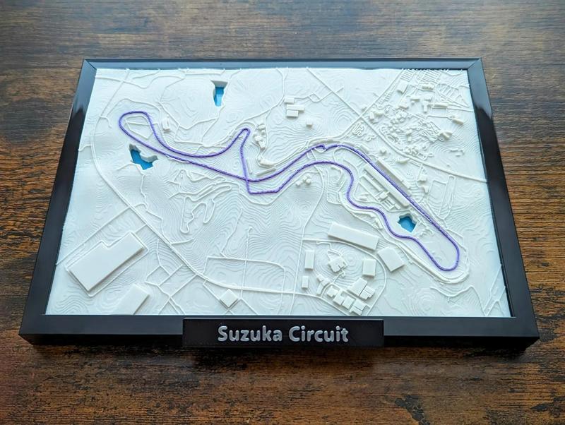 Suzuka Circuit Japan 3D Miniature