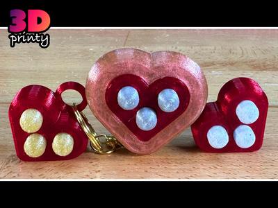Heart Pop Fidget (Multi-material design)