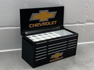 Chevrolet Chevy Desk Workbench Toolbox Pen Holder