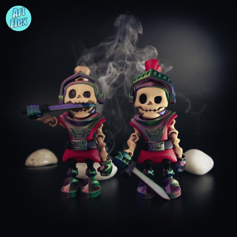 Flexi Knight Skeleton