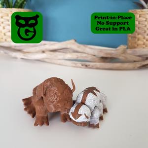 Flying Bison (Multicolor .3mf included) Flexi