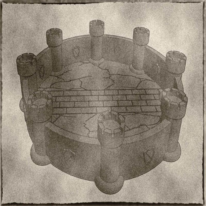 Pillars n Towers Dice Tray #11 For Dungeons & Dragons, Warhammer, Pathfinder and More Tabletop Games