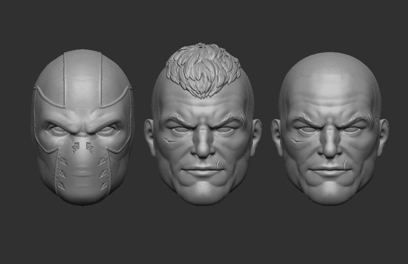 Crossbone Headsculpt for Action Figures