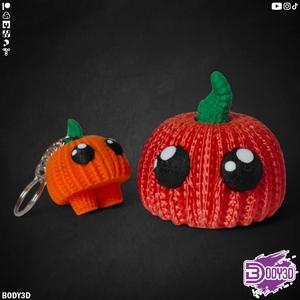 Crocheted Pumpkin & Keychain