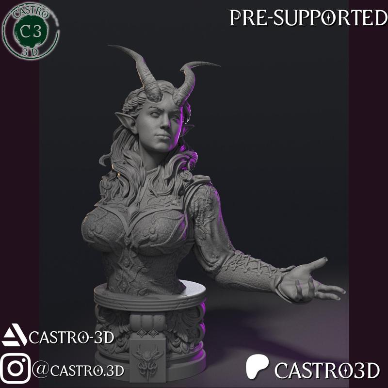Alfira The Bard of Elturel - Baldurs Gate 3 Bust Collection