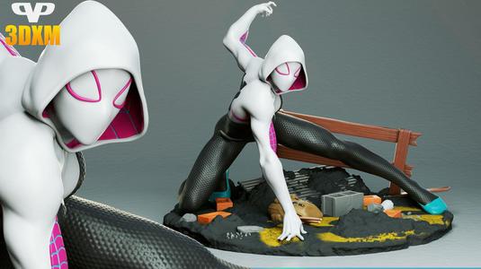Spider-Gwen for 3D Printing STL