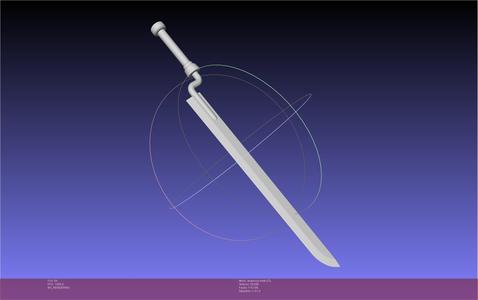 Hellsing Anderson Knife Printable Model