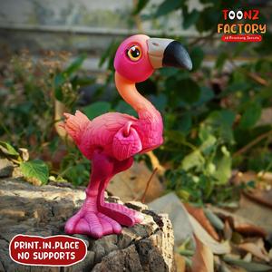 PRINT IN PLACE CUTE FLEXI FLAMINGO