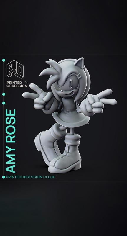 Amy Rose – Sonic The Hedgehog – Fan Art