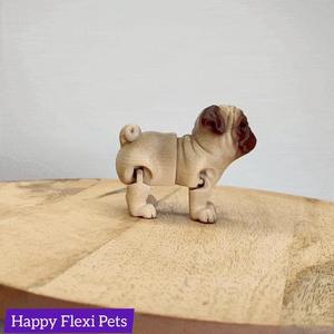 Barney the pug flexi toy