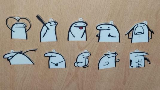 FLORK KEYCHAINS PACKAGE – PAQUETE DE LLAVEROS DEFORMITO