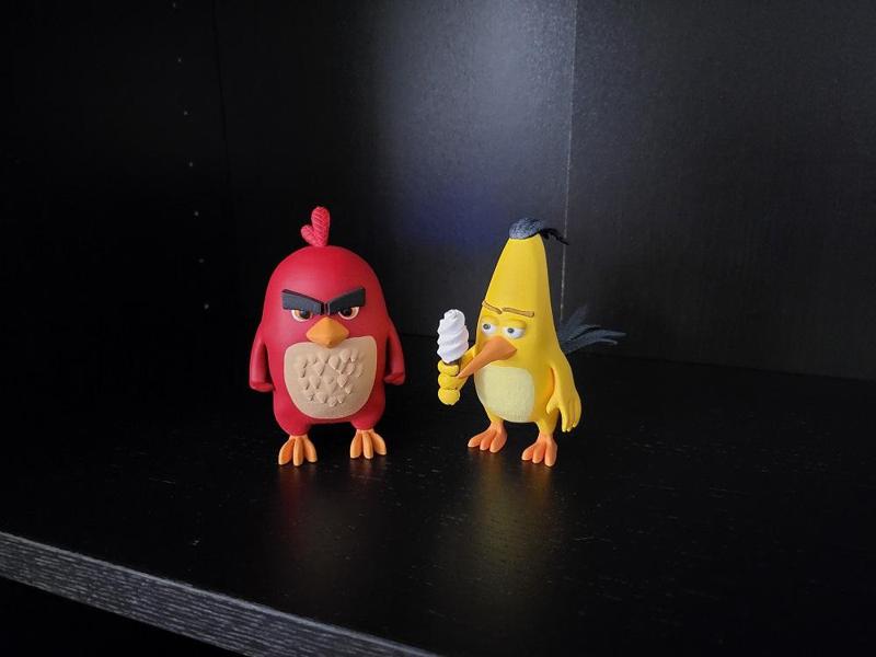 2 Pack – Inspired by Angry Birds characters Chuck and Red – both character models included