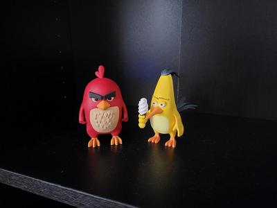 2 Pack – Inspired by Angry Birds characters Chuck and Red – both character models included
