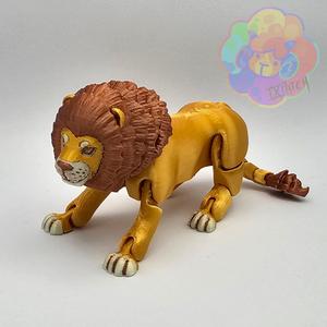 Lion – Flexi Articulated Animal (print in place, no supports)
